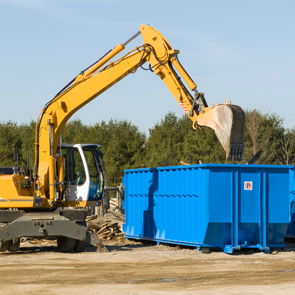 what size residential dumpster rentals are available in Maple Hill